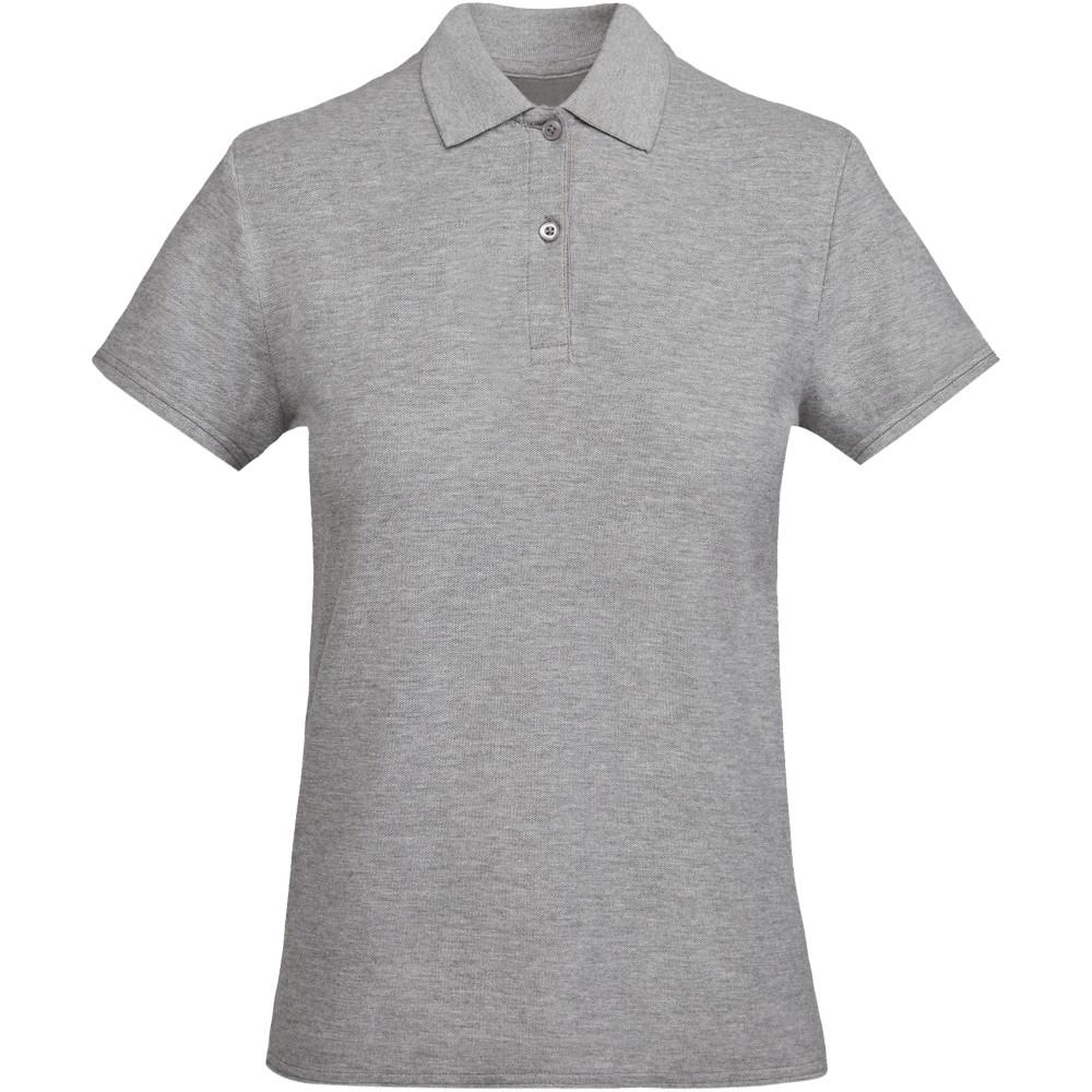 Roly Prince organikus pamut női póló, Marl Grey, XL