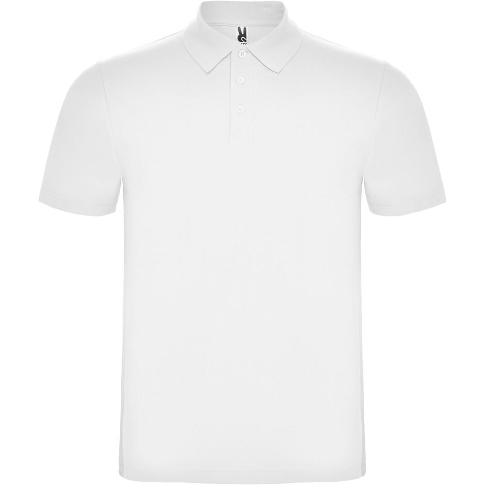Roly Austral uniszex pamutpóló, White, L