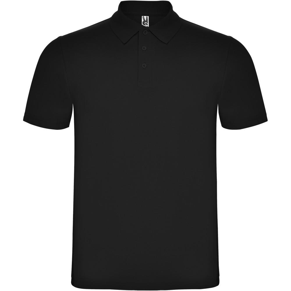 Roly Austral uniszex pamutpóló, Solid black, M