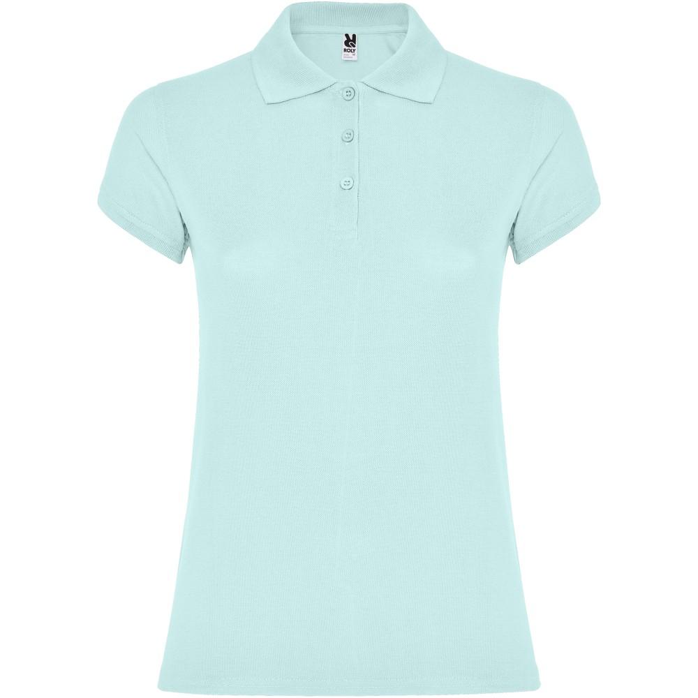 Roly Star női piképóló, Mint green, Piqué knit of 100% Cotton, 200 g/m2
