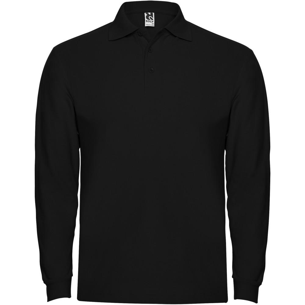 Roly Estrella hosszúujjú férfi póló, Solid black, 2XL