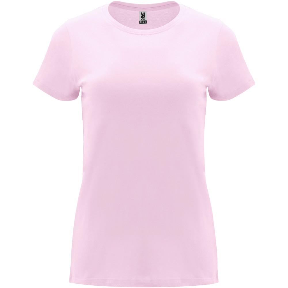 Roly Capri női pamutpóló, Light pink, XL