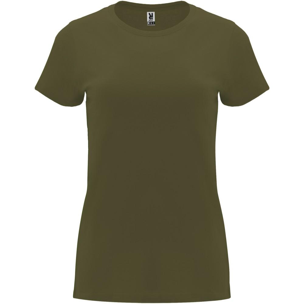 Roly Capri női pamutpóló, Militar Green, S