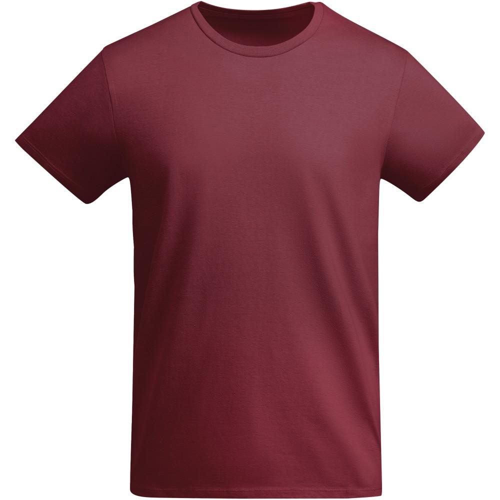 Roly Breda férfi organikus pamut póló, Garnet, 2XL