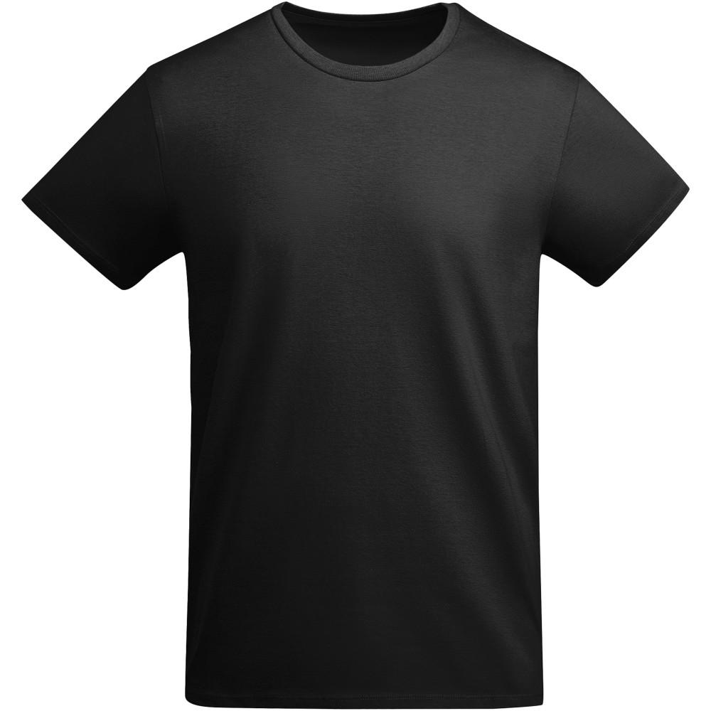 Roly Breda férfi organikus pamut póló, Solid black, L