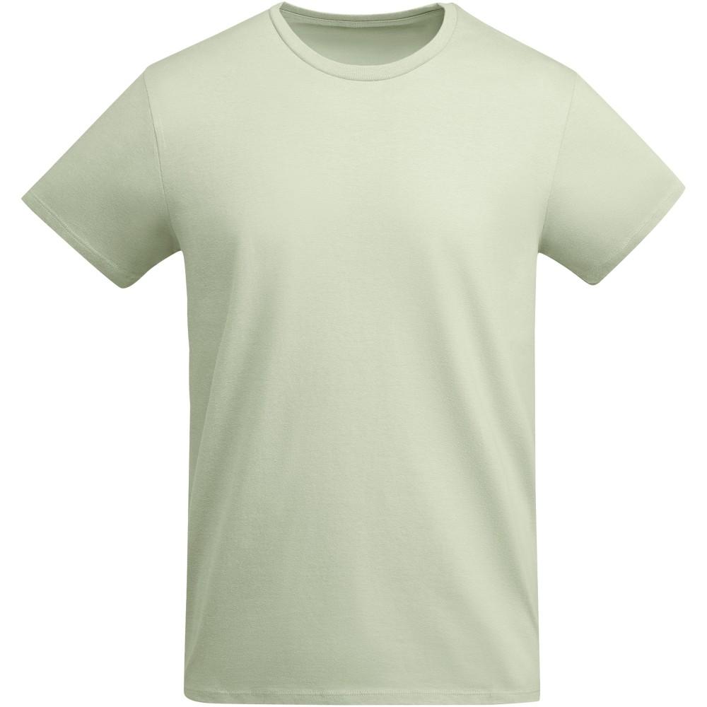 Roly Breda férfi organikus pamut póló, Mist Green, 2XL