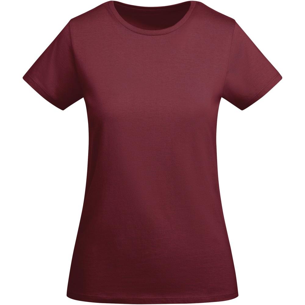 Roly Breda női organikus pamut póló, Garnet, 2XL