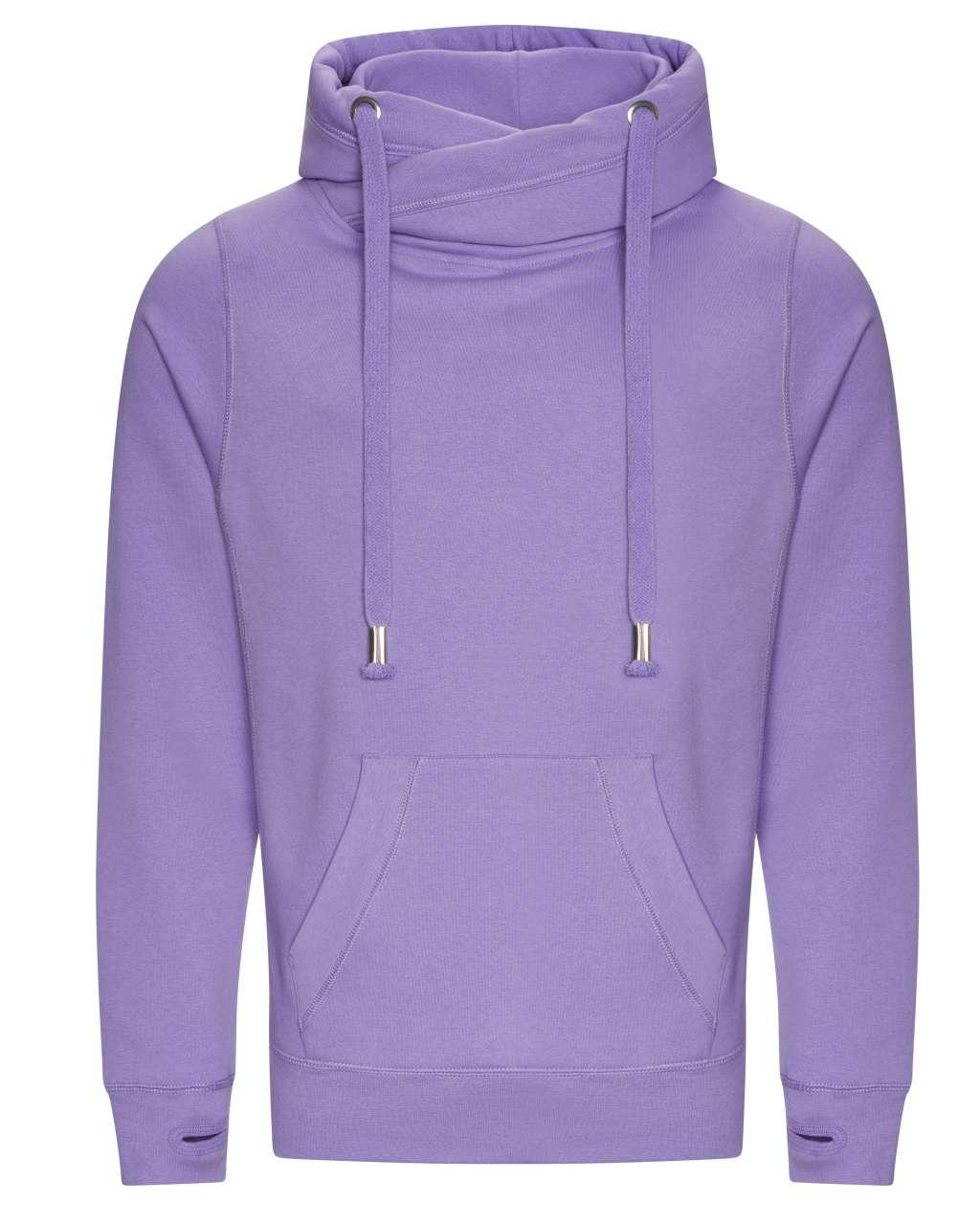 CROSS NECK HOODIE