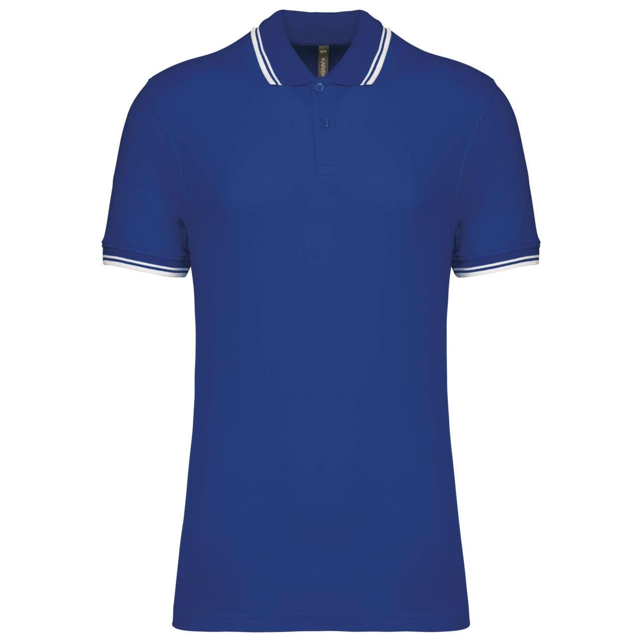 MEN'S 2 STRIPED SHORT SLEEVED POLOSHIRT