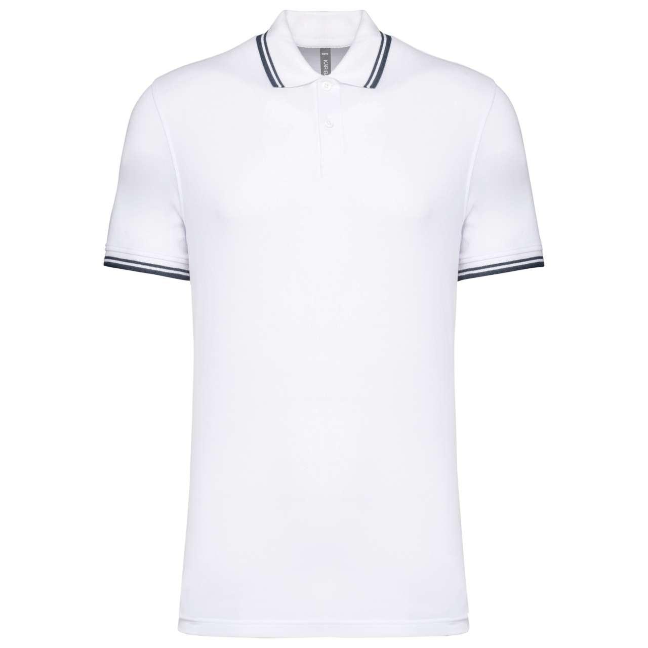 MEN'S 2 STRIPED SHORT SLEEVED POLOSHIRT