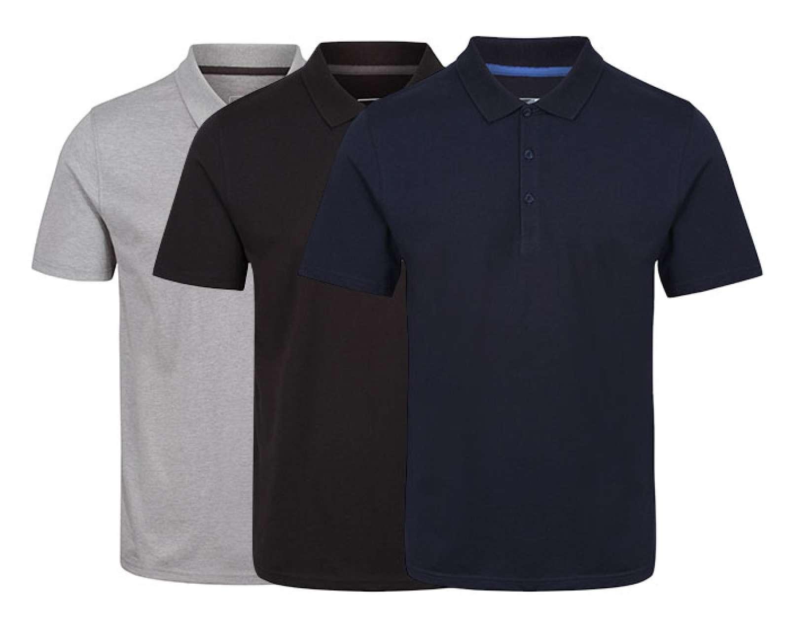 ESSENTIALS 3 PACK POLO SHIRT