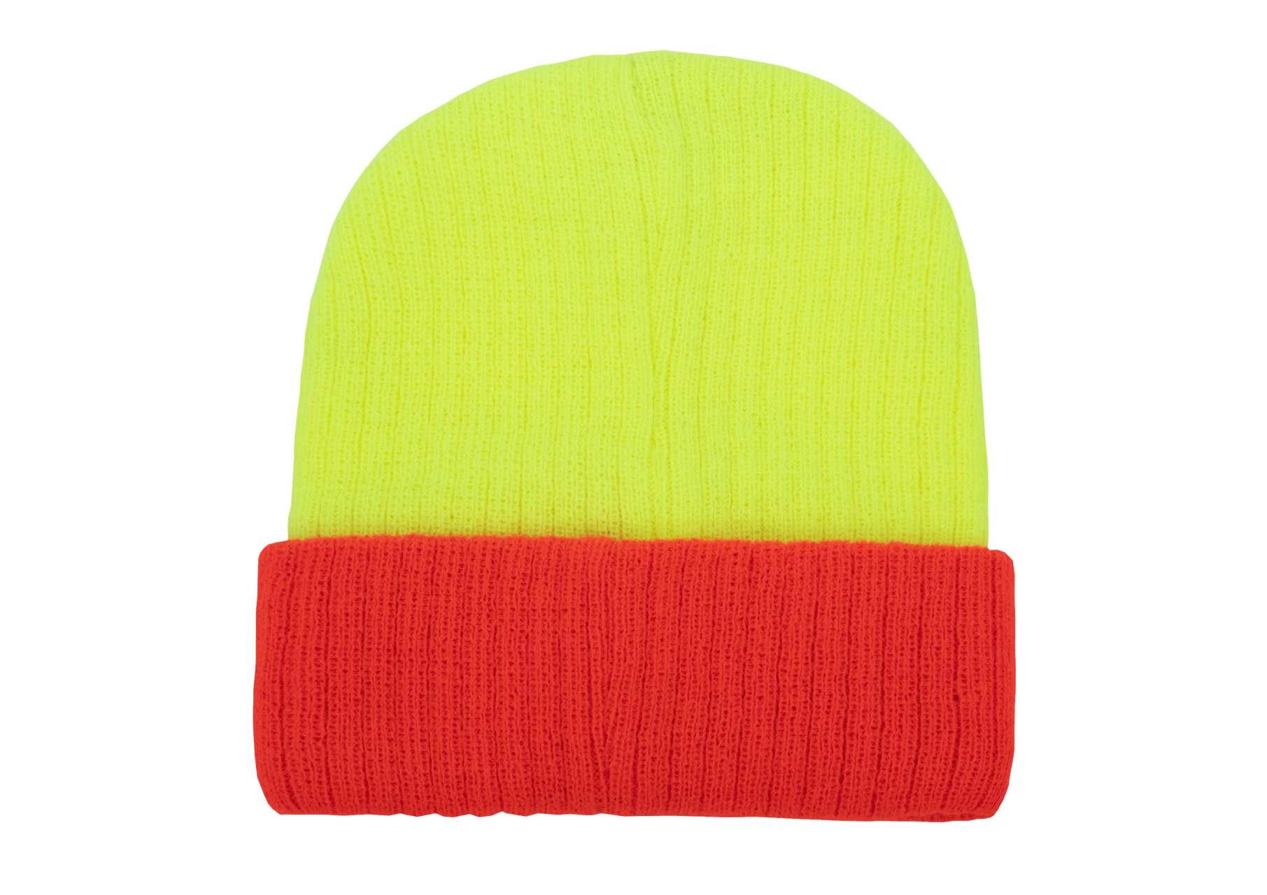 TWO-TONE KNITTED HAT - METZ