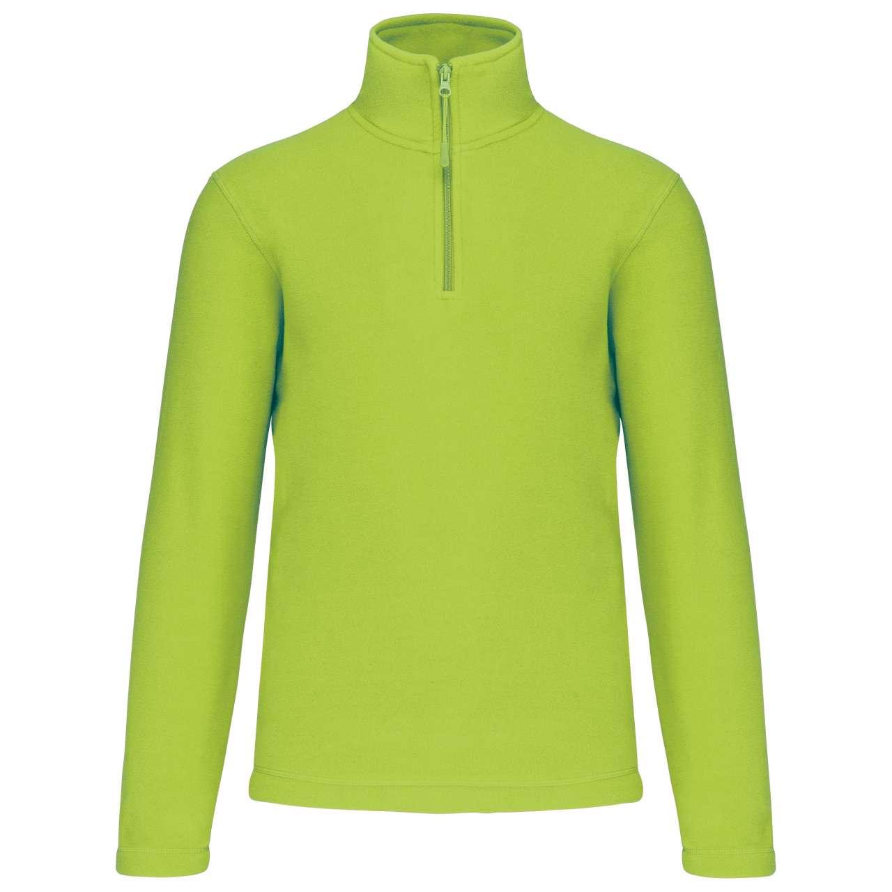 ENZO - ZIP NECK MICROFLEECE JACKET