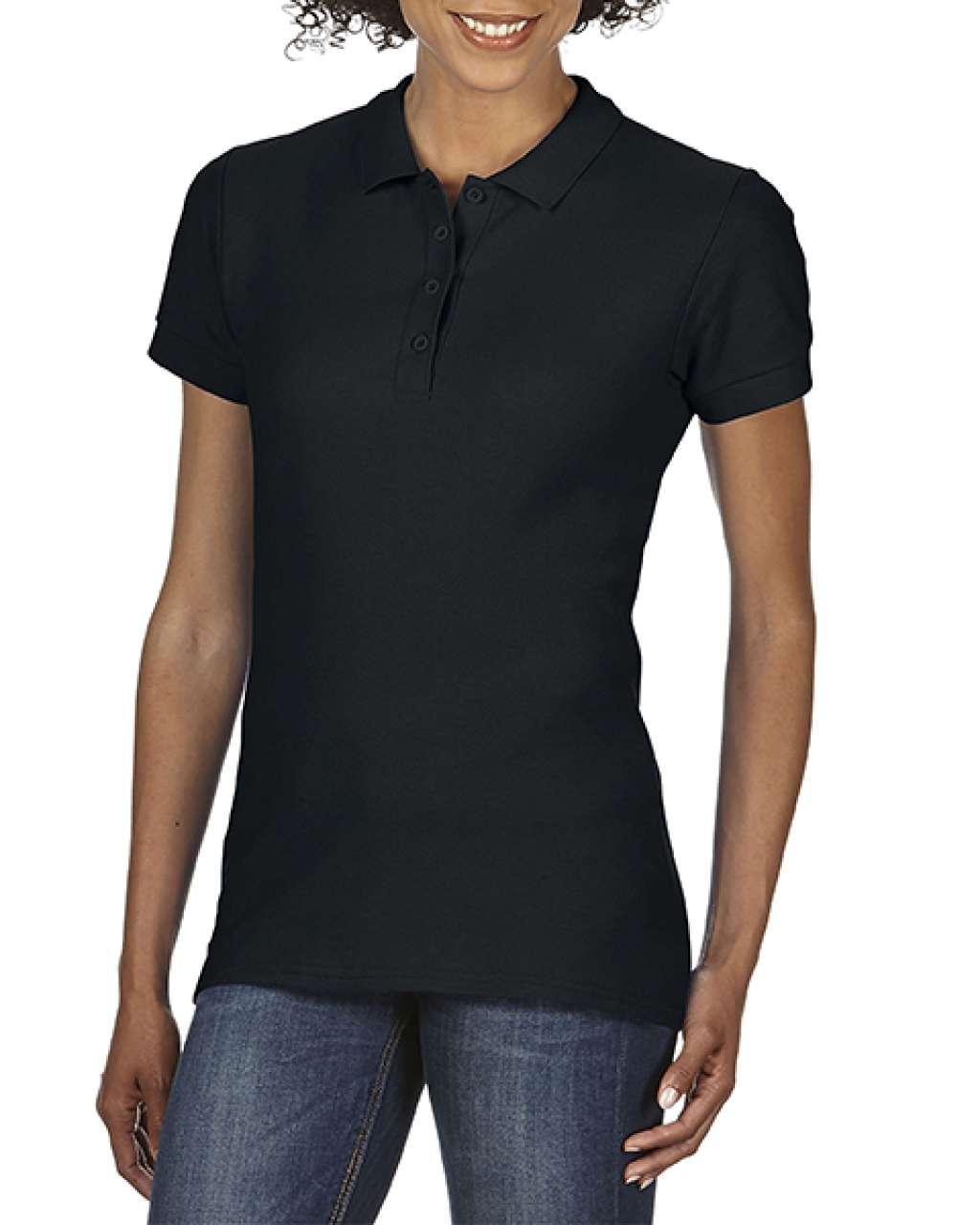 SOFTSTYLE® LADIES' DOUBLE PIQUÉ POLO
