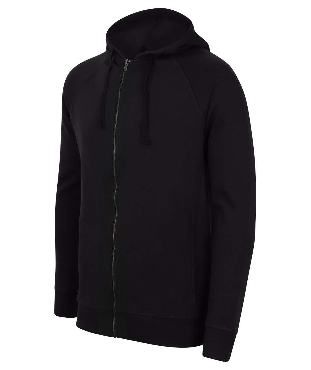 UNISEX SLIM FIT ZIP-THROUGH HOODY