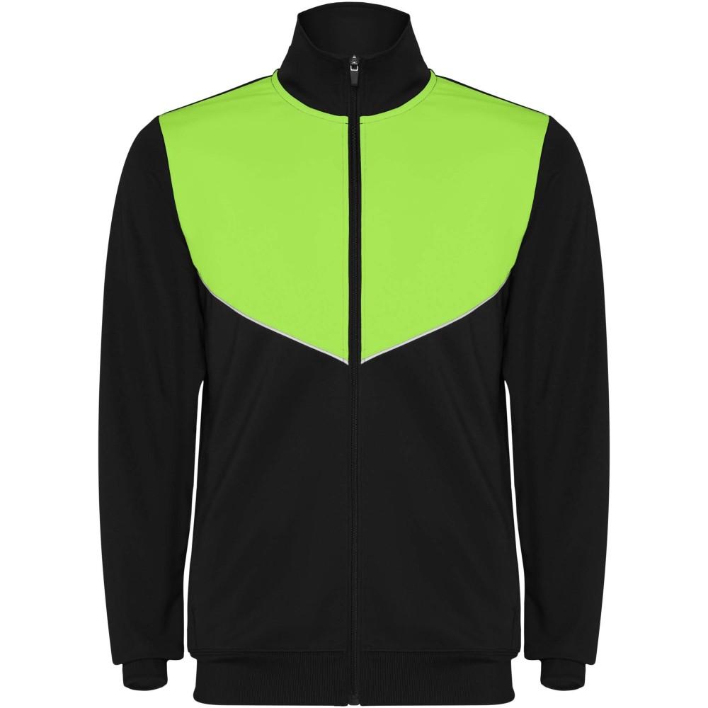 Evans gyerek melegítő szett, solid black, lime, 4