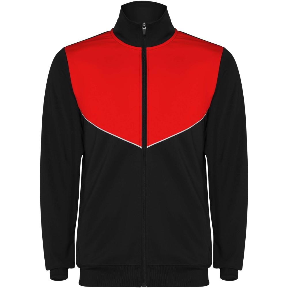 Evans gyerek melegítő szett, solid black, red, 8