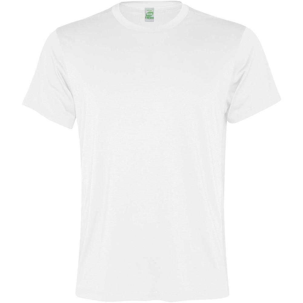 Slam rövid ujjú férfi sportpóló, white, M