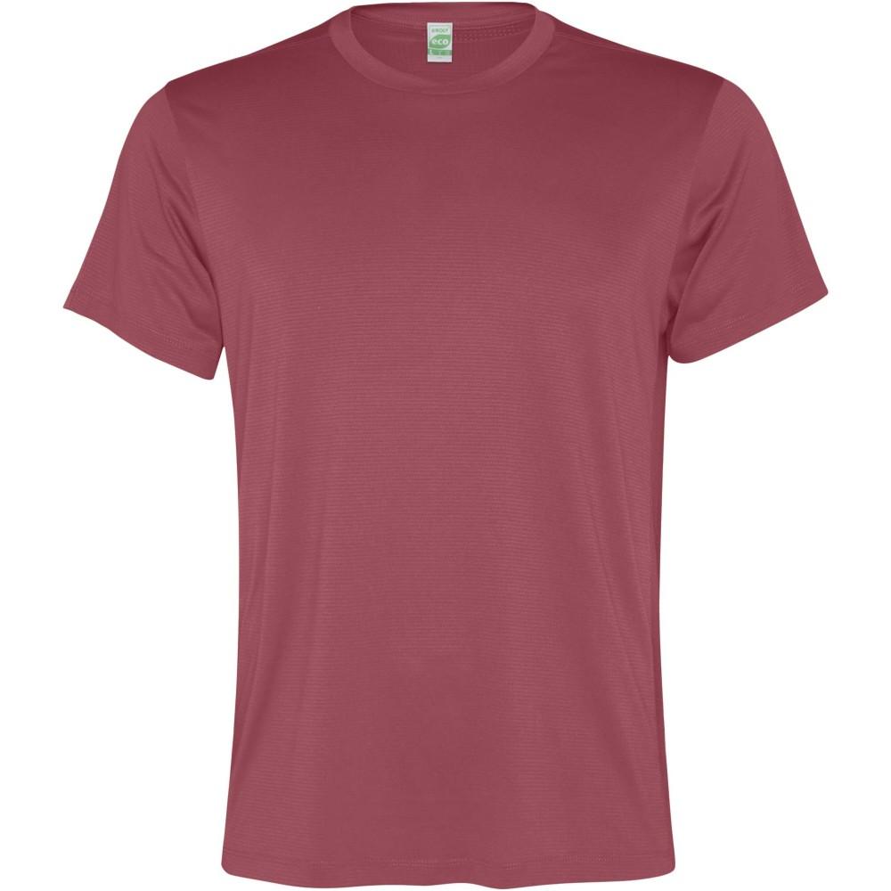 Slam rövid ujjú férfi sportpóló, berry Red, XL