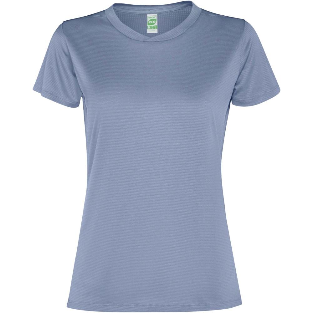 Slam rövid ujjú női sportpóló, zen blue, 2XL