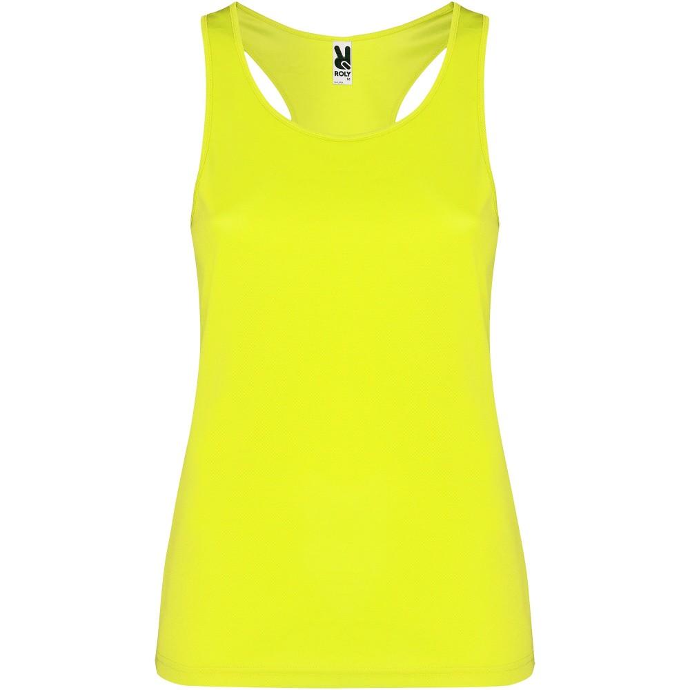 Shura női sport trikó, fluor yellow, S