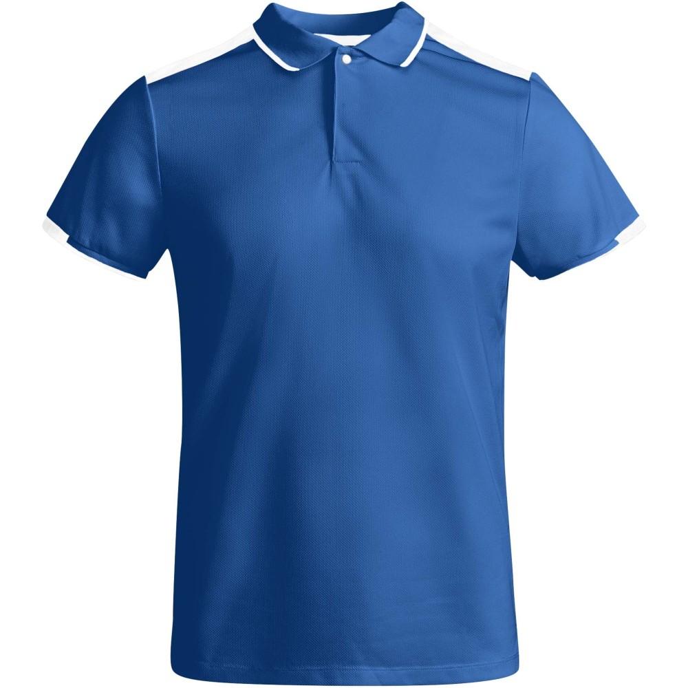 Tamil rövid ujjú férfi sportpóló, royal blue, white, S