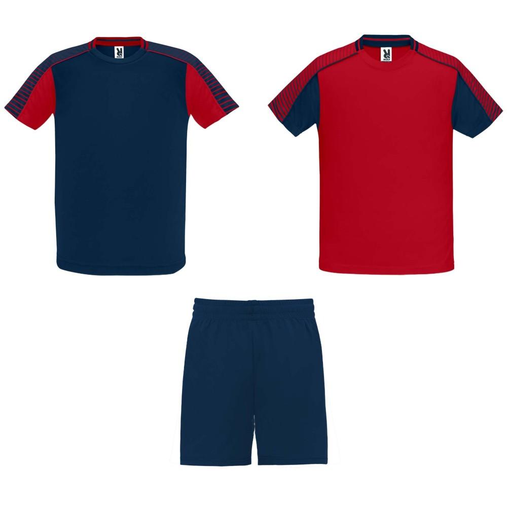 Juve uniszex sport szett, red, navy blue, S