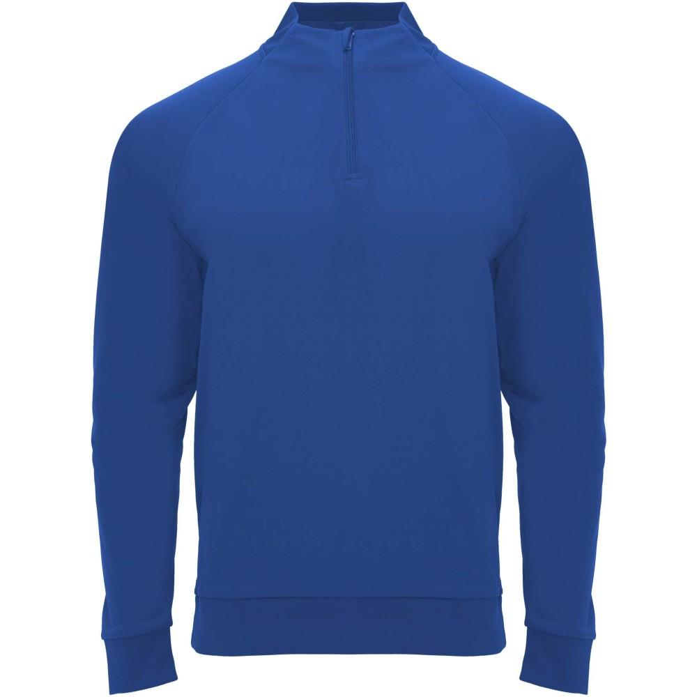 Epiro hosszú ujjú negyed cipzáros uniszex pulóver, royal blue, M