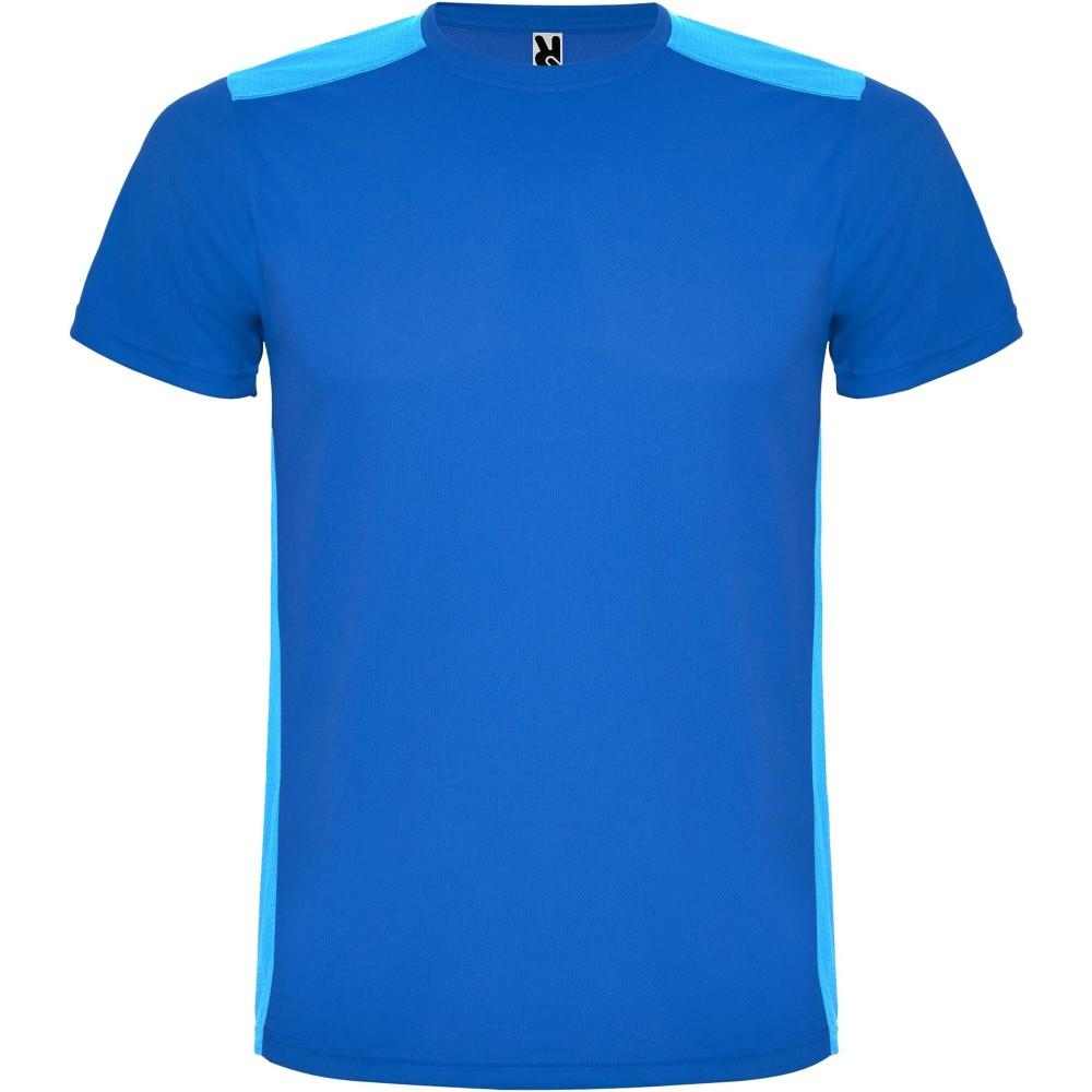 Detroit rövid ujjú uniszex sportpóló, royal blue, light royal, M