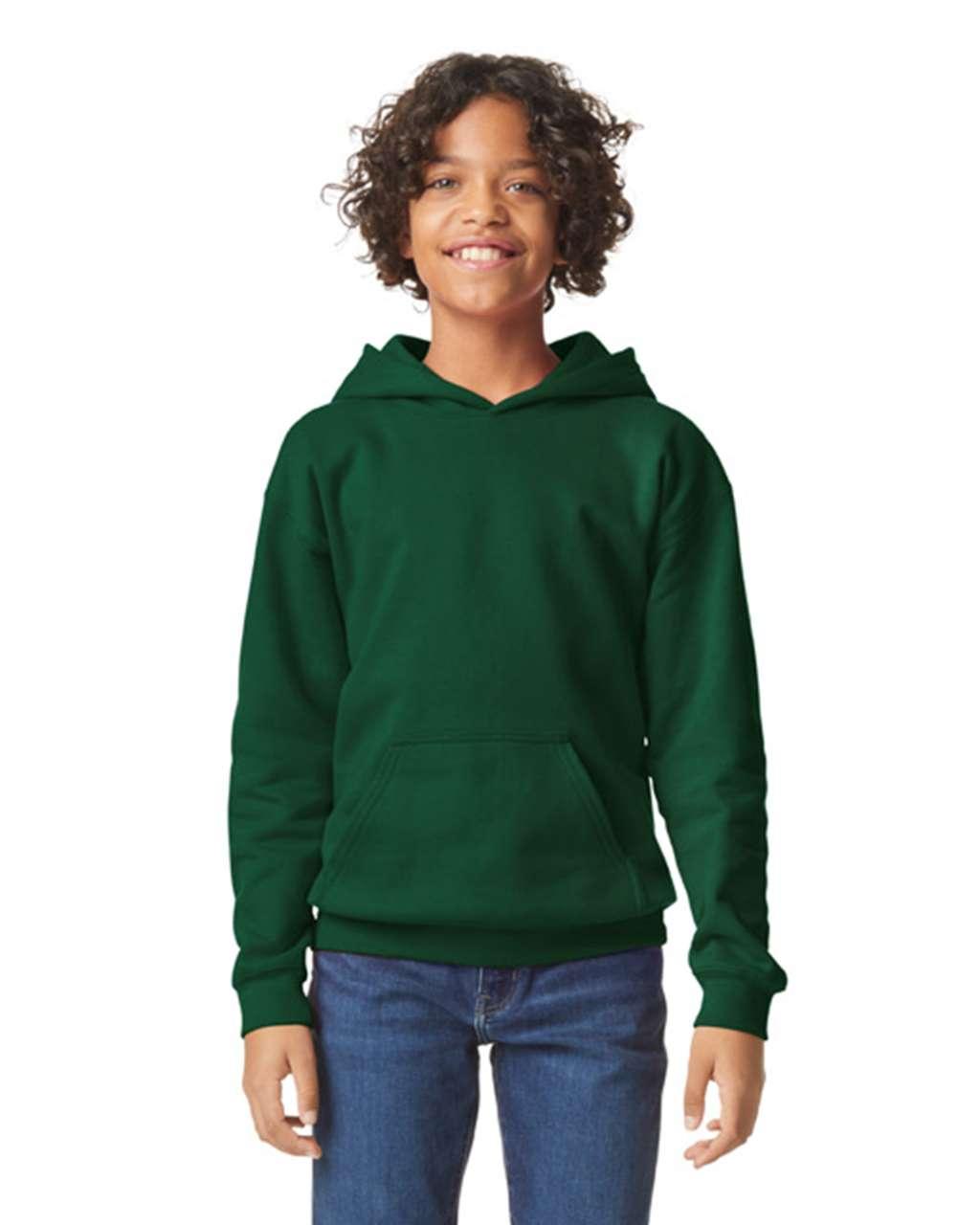 SOFTSTYLE® MIDWEIGHT FLEECE YOUTH HOODIE