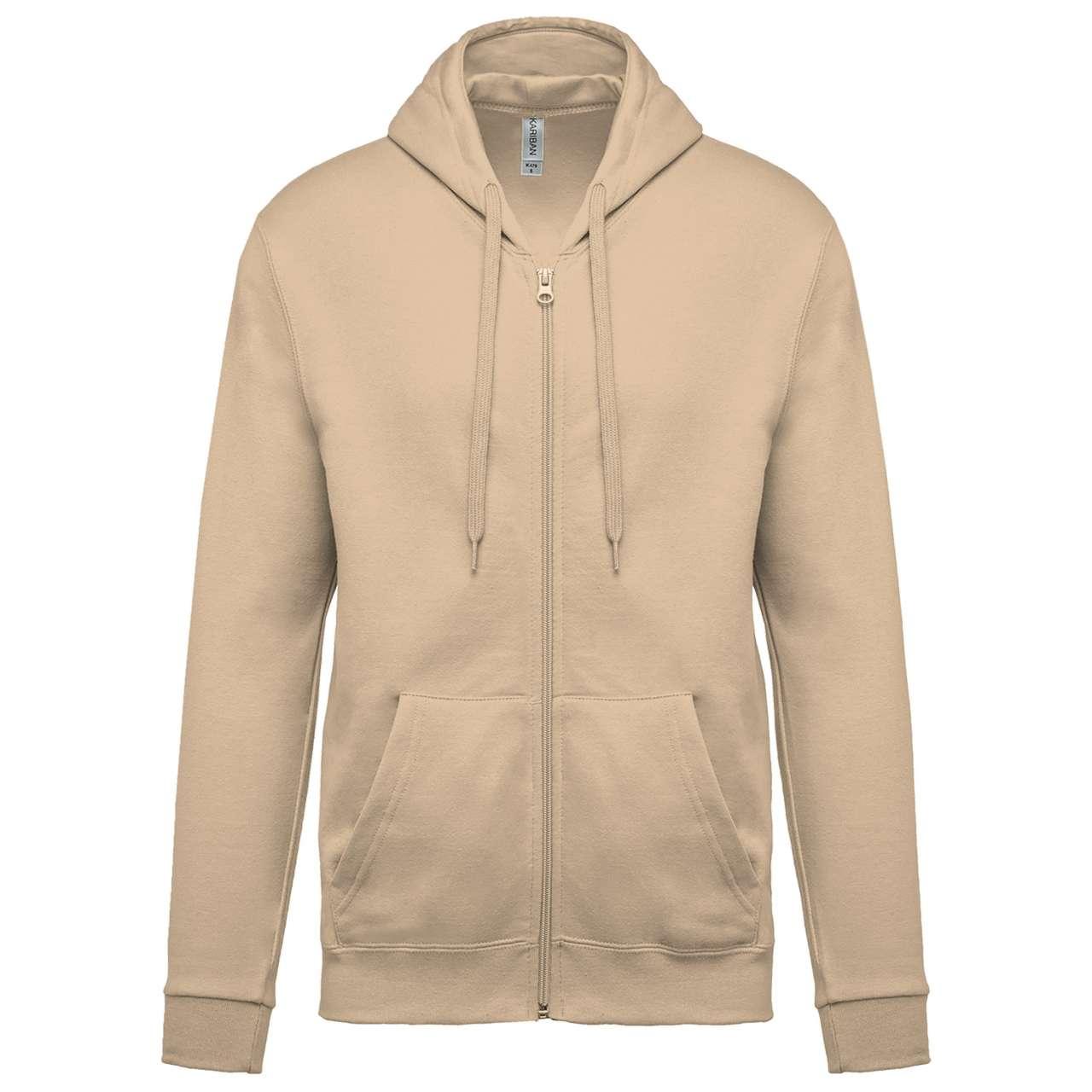 FULL ZIP HOODED SWEATSHIRT
