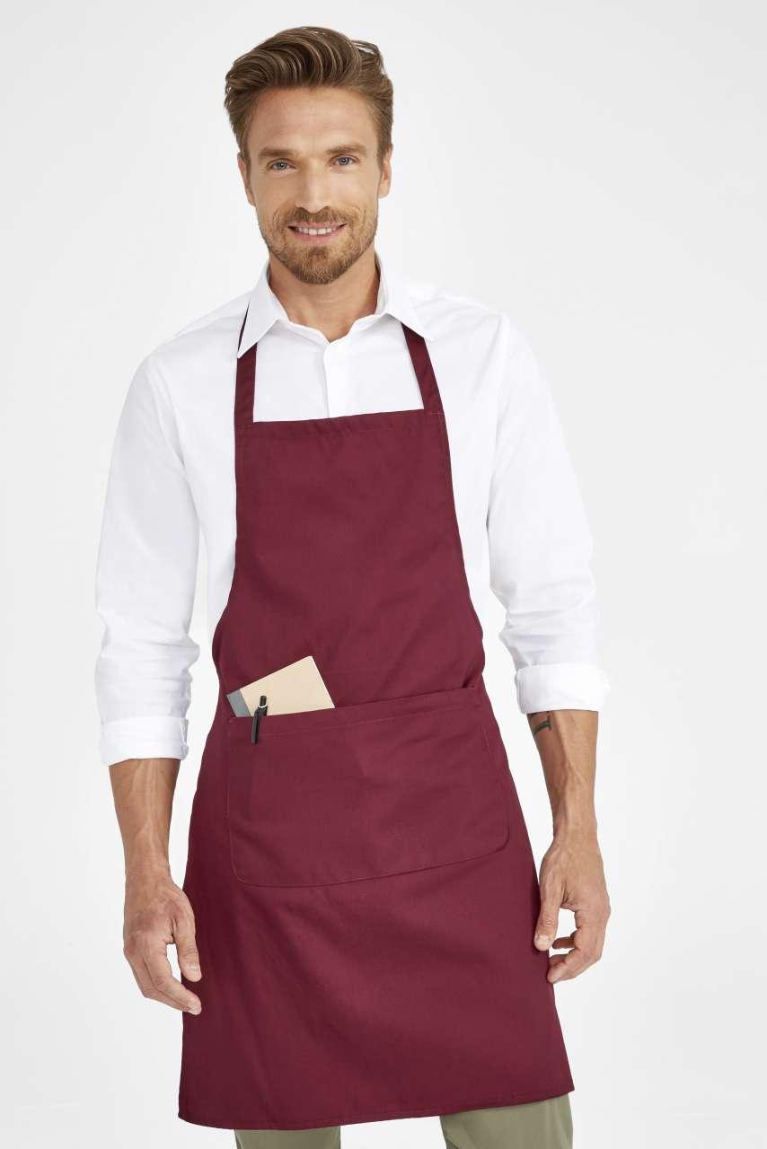 SOL'S GRAMERCY - LONG APRON WITH POCKET