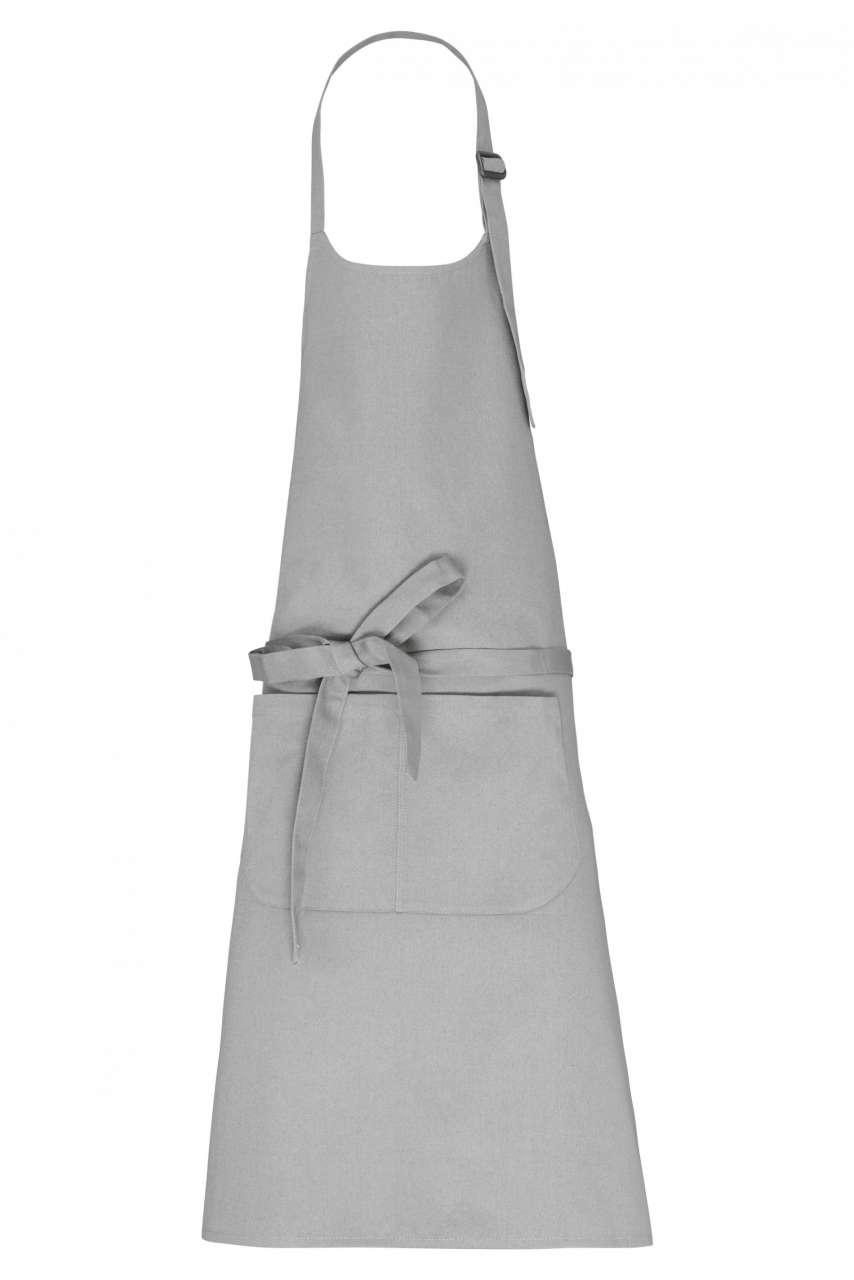 APRON WITH POCKET IN ORGANIC COTTON