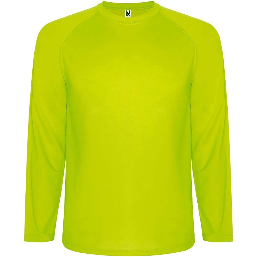 Roly Montecarlo hosszúujjú gyerek sportpóló, Fluor Yellow, 4