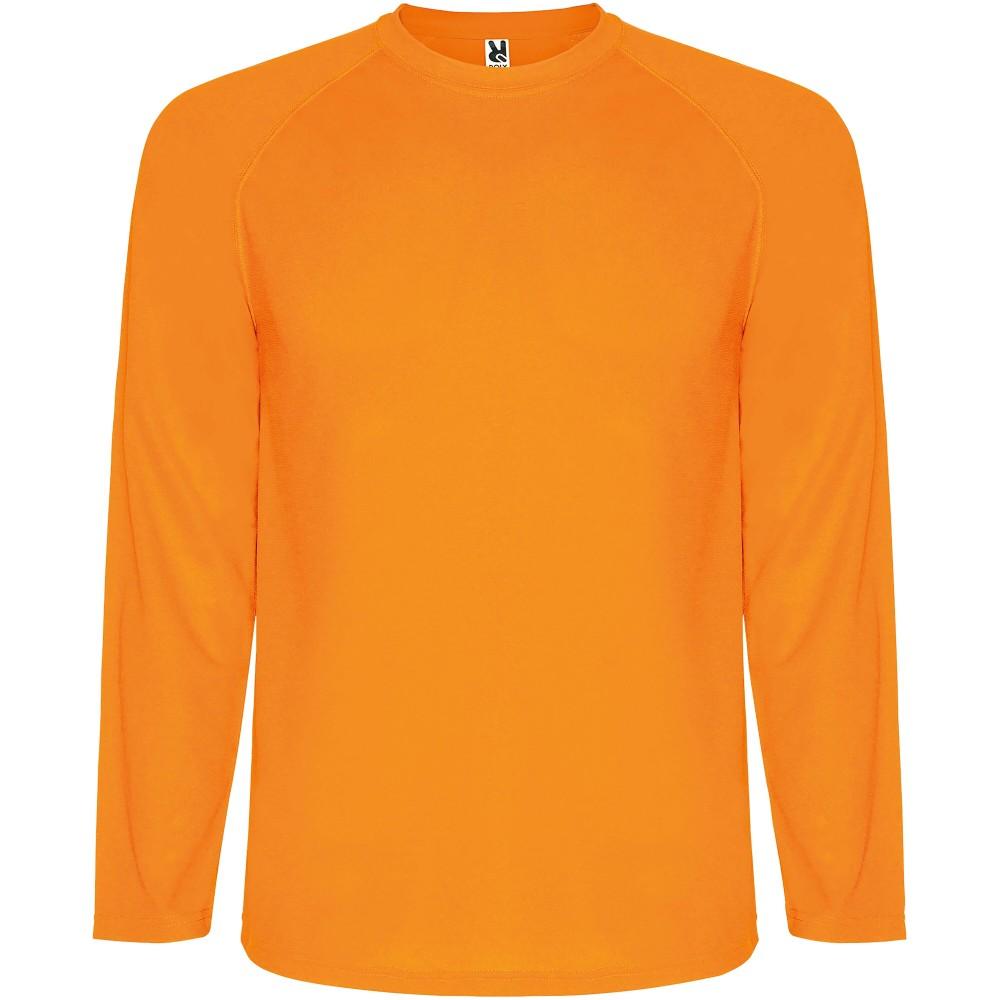 Roly Montecarlo hosszúujjú gyerek sportpóló, Fluor Orange, 4