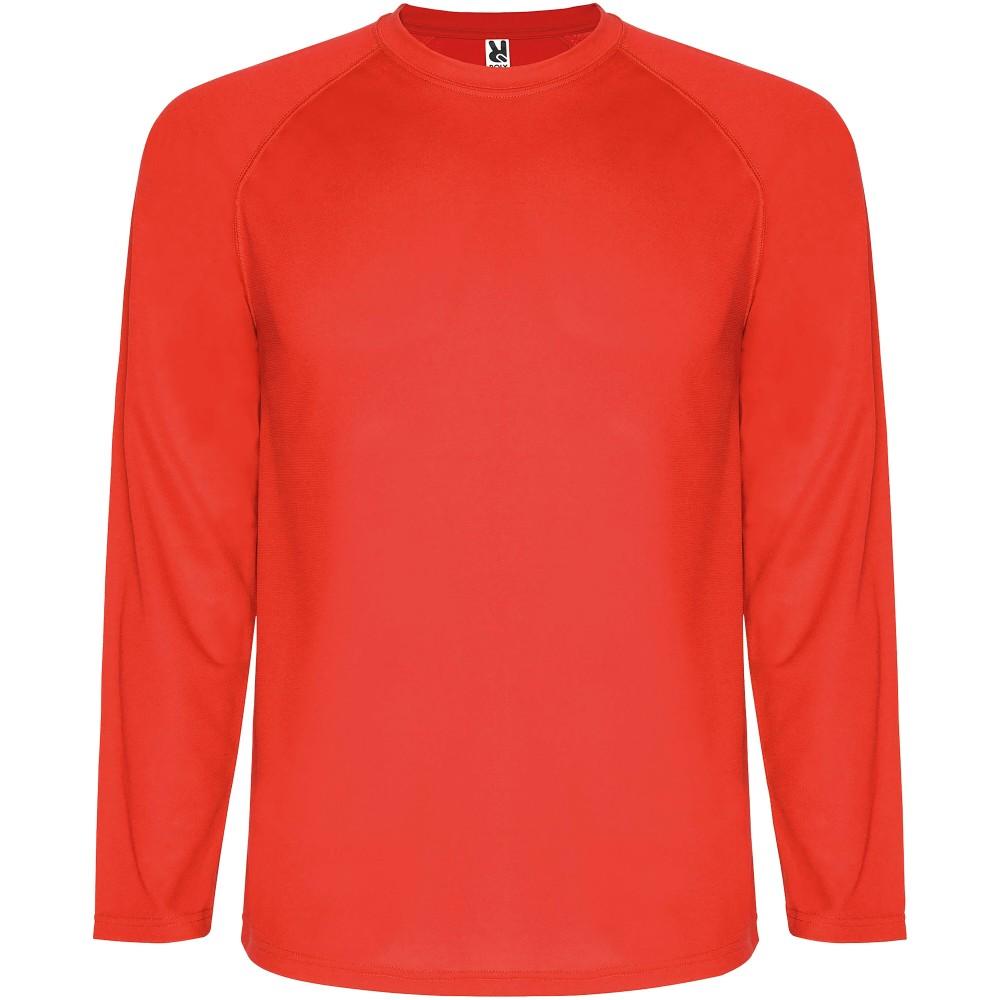 Roly Montecarlo hosszúujjú férfi sportpóló, Red, 2XL