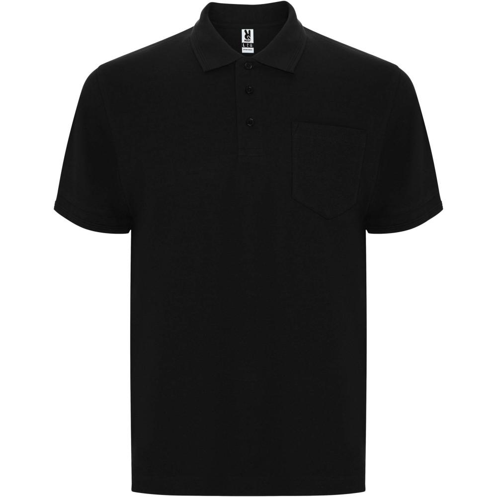 Roly Centauro Premium uniszex piképóló, Solid black, L