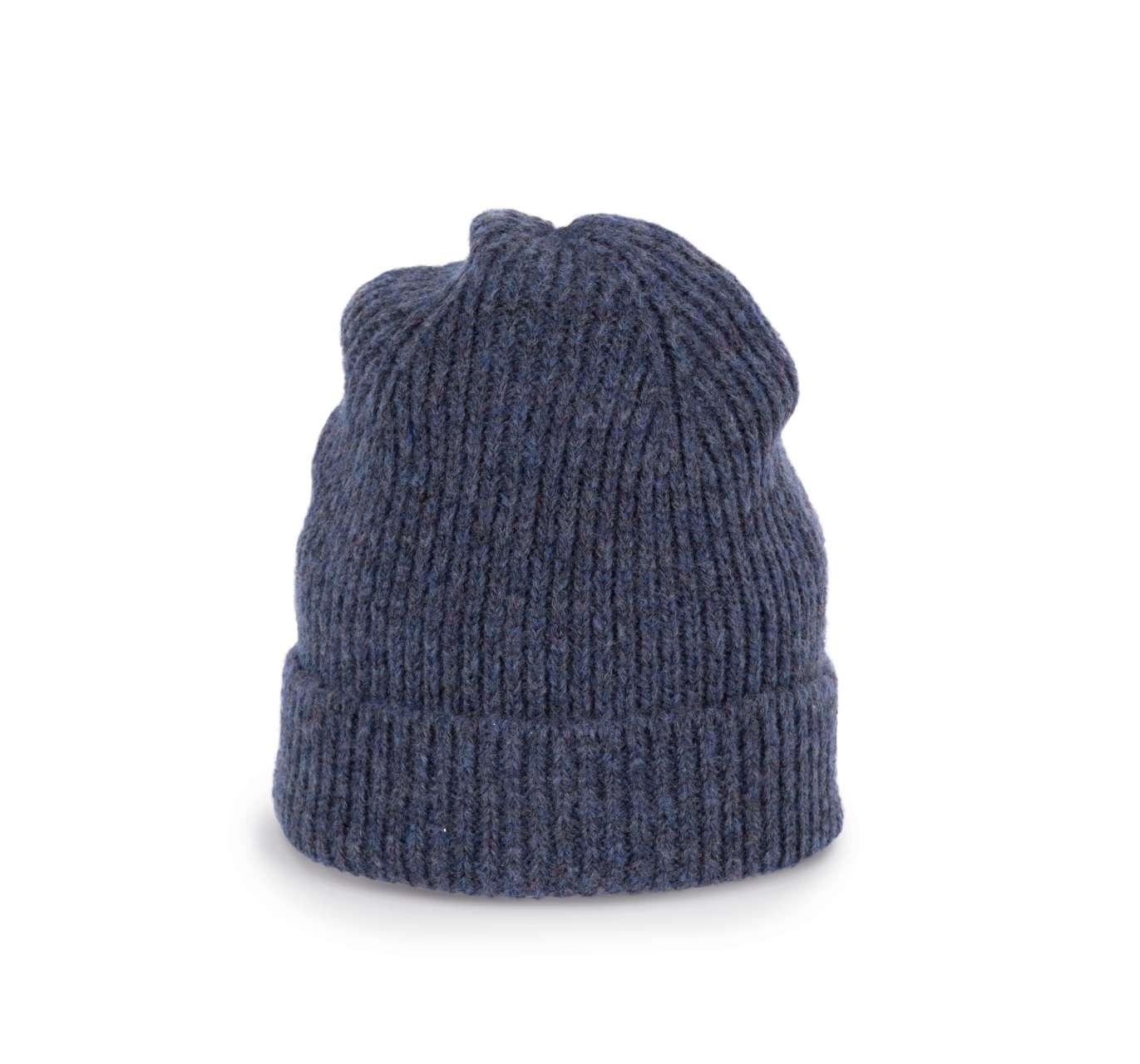 CLASSIC KNITTED BEANIE IN RECYCLED YARN