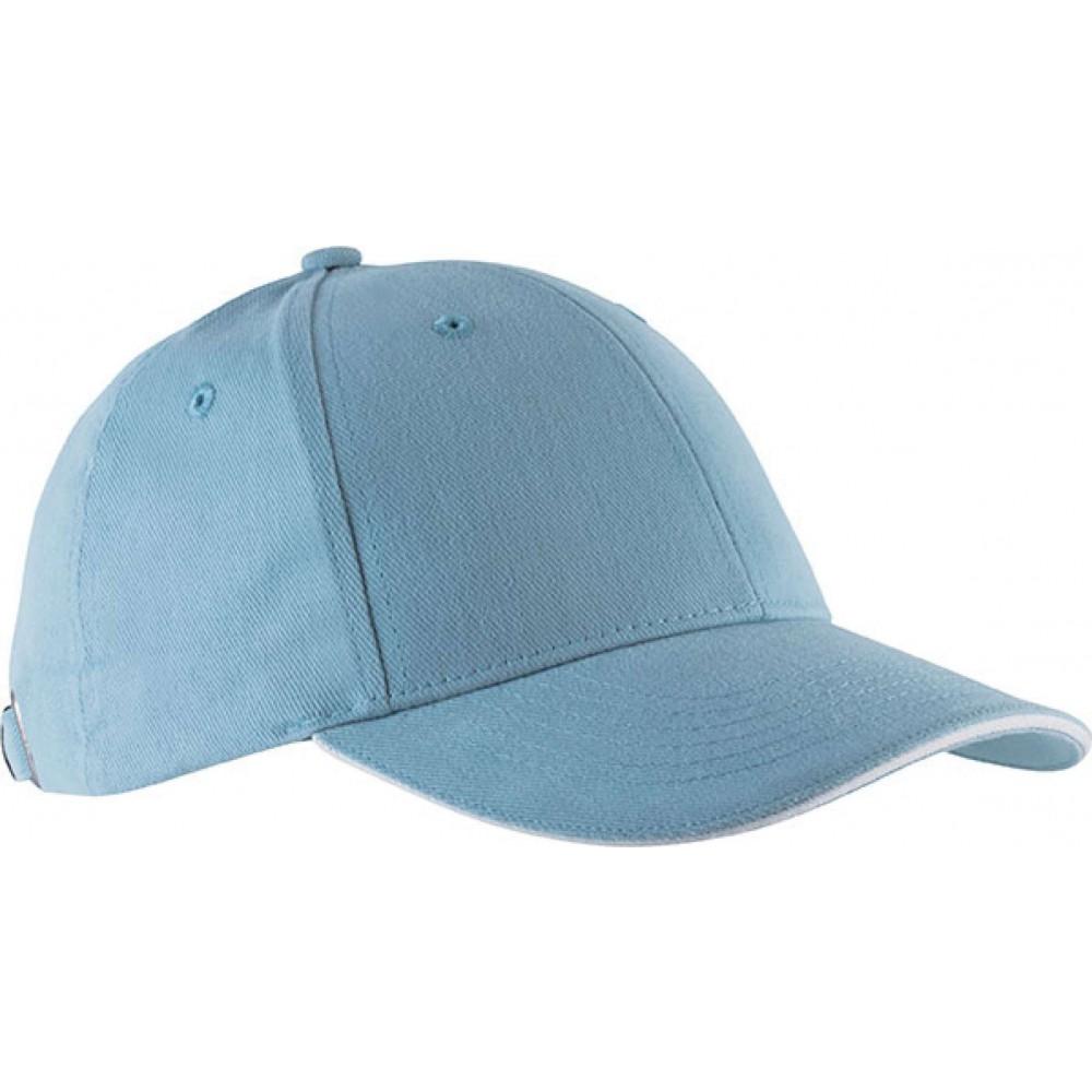 Kup Orlando 6 paneles sapka, Sky Blue/White, U